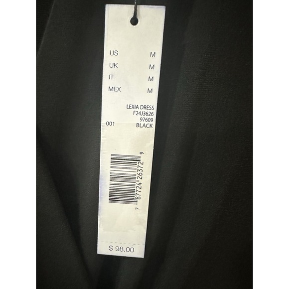 Tahari  Women's Black 3/4" Sleeve  Dress NWT Size M Business Office Attire - Picture 11 of 14